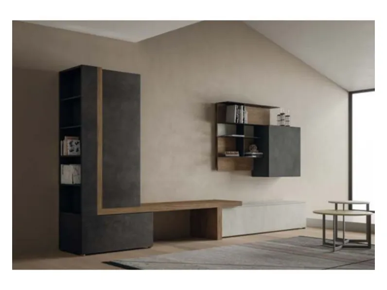Parete attrezzata Skt40 Tomasella in stile design a prezzo scontato