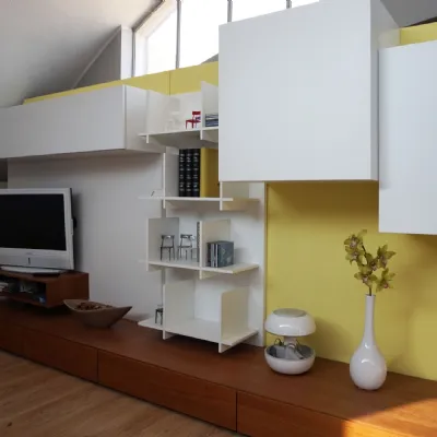 Parete attrezzata Soggiorno presotto mod. modus  Presotto in stile moderna a prezzo scontato