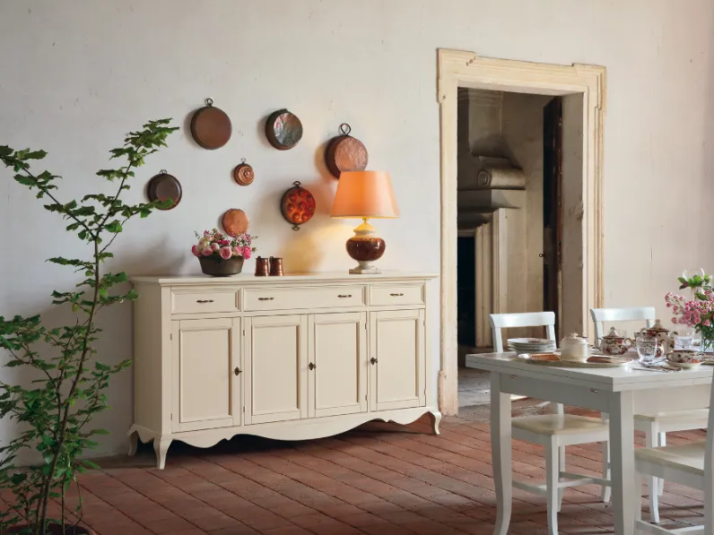 Credenza a 4 ante stile Shabby