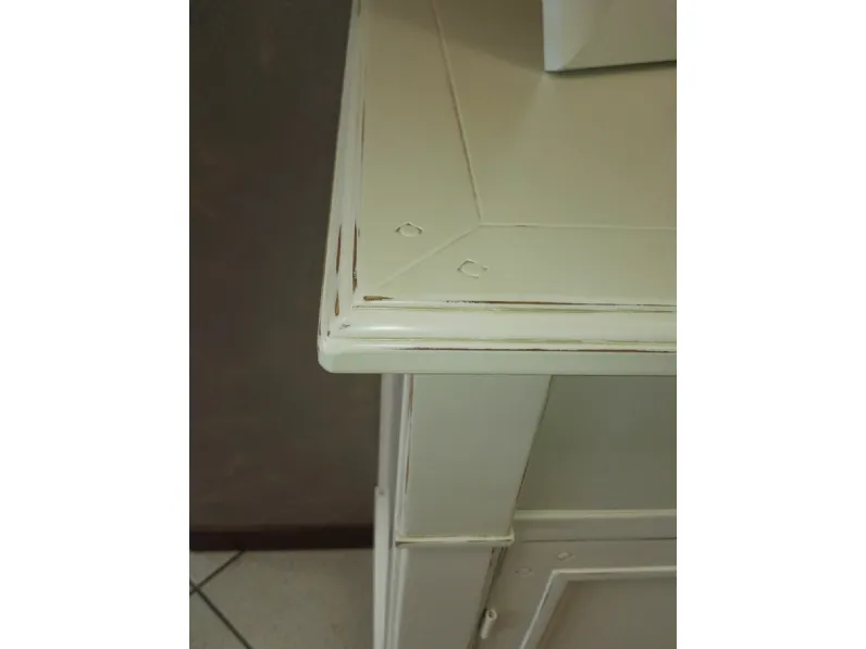 Mobile ingresso classico modello Credenza shabby chic bianca di Artigianale a prezzi outlet