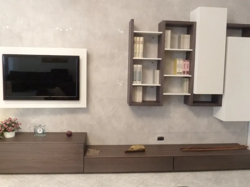 Parete attrezzata Skyline di Astor mobili in OFFERTA OUTLET