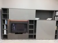 Parete attrezzata Dall'agnese in laccato opaco in Offerta Outlet