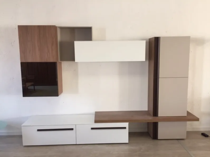 Outlet: Soggiorno Abaco di Gierre Mobili in melamminico. Prezzi imbattibili! Acquista online!