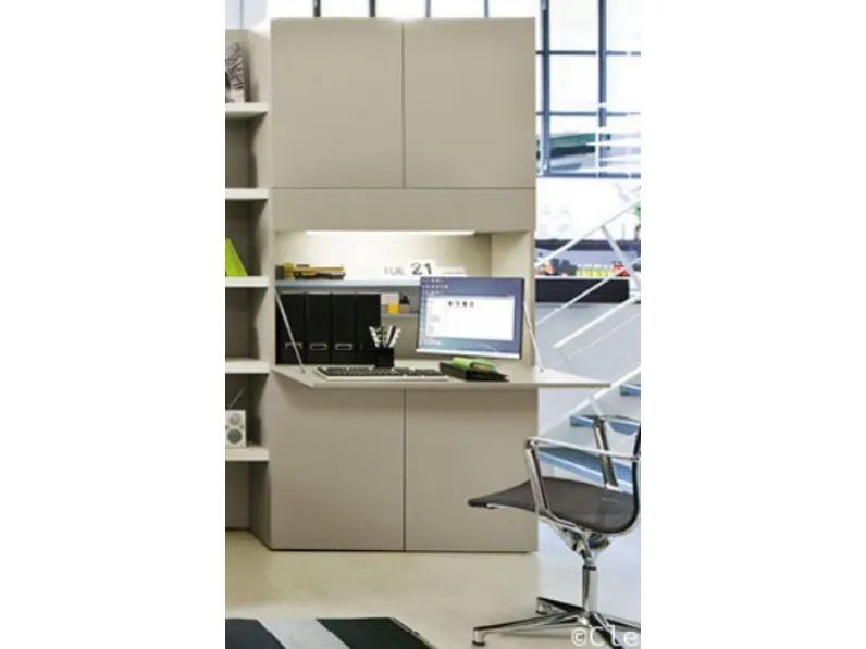 Parete attrezzata Home office 2200 di Clei scontata del 30%