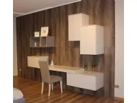 Composizione per il living modello Home office di Colombini casa a prezzo scontato