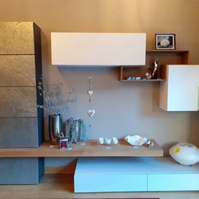 Parete attrezzata Horizon Mobilgam in stile moderno a prezzo ribassato