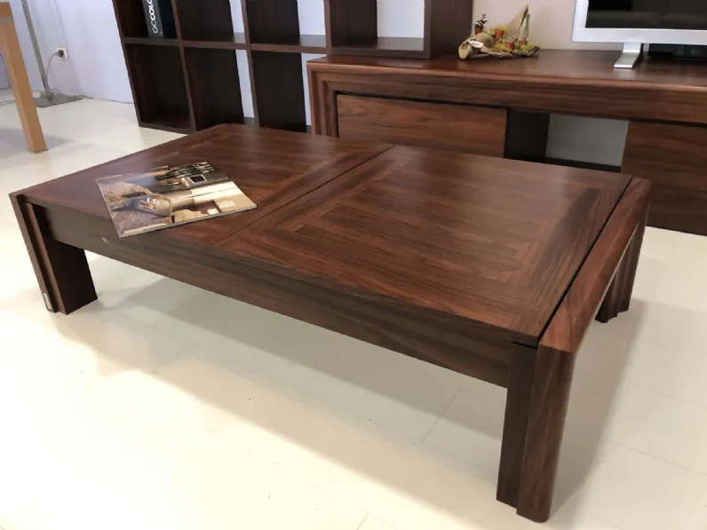 Parete attrezzata in stile design Colombo in legno Offerta Outlet