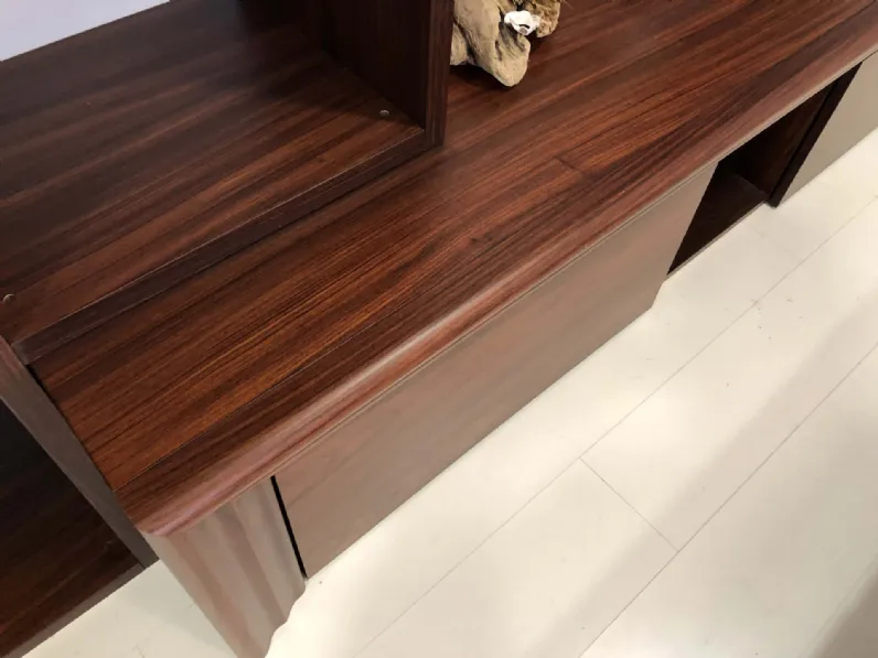 Parete attrezzata in stile design Colombo in legno Offerta Outlet