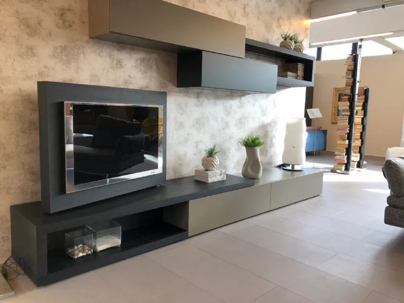 Composizione per il living modello Lampo di Sangiacomo a prezzo Outlet