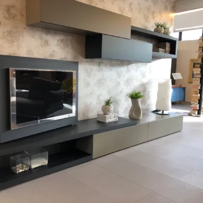 Composizione per il living modello Lampo di Sangiacomo a prezzo Outlet