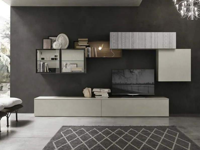 Parete attrezzata Living tomasella a123 Tomasella OFFERTA OUTLET