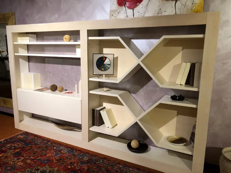 Soggiorno completo Maestrale di Marchetti in legno a prezzo Outlet
