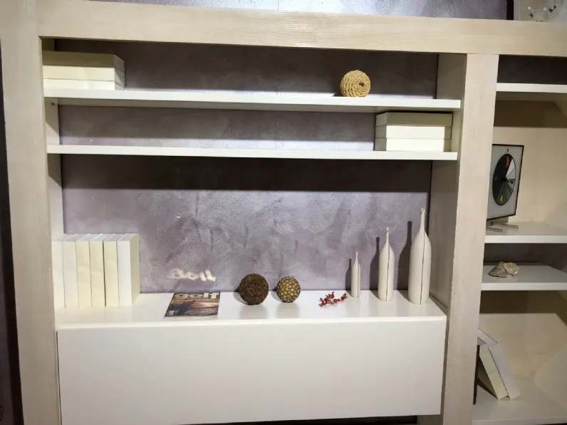 Soggiorno completo Maestrale di Marchetti in legno a prezzo Outlet