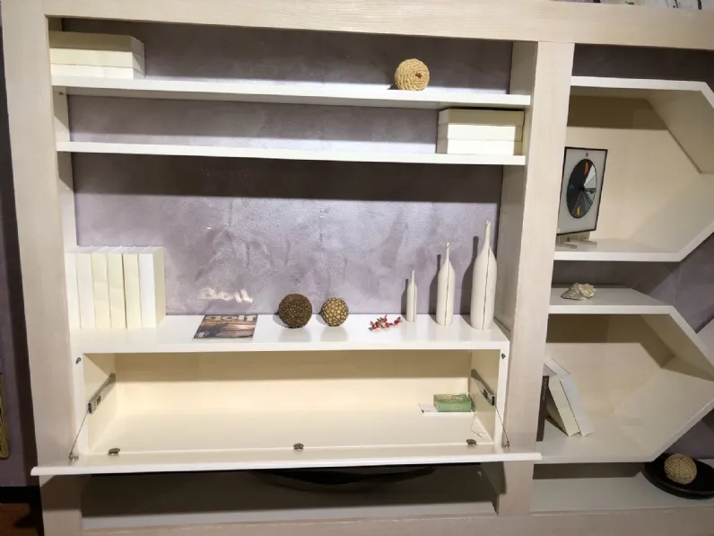 Soggiorno completo Maestrale di Marchetti in legno a prezzo Outlet
