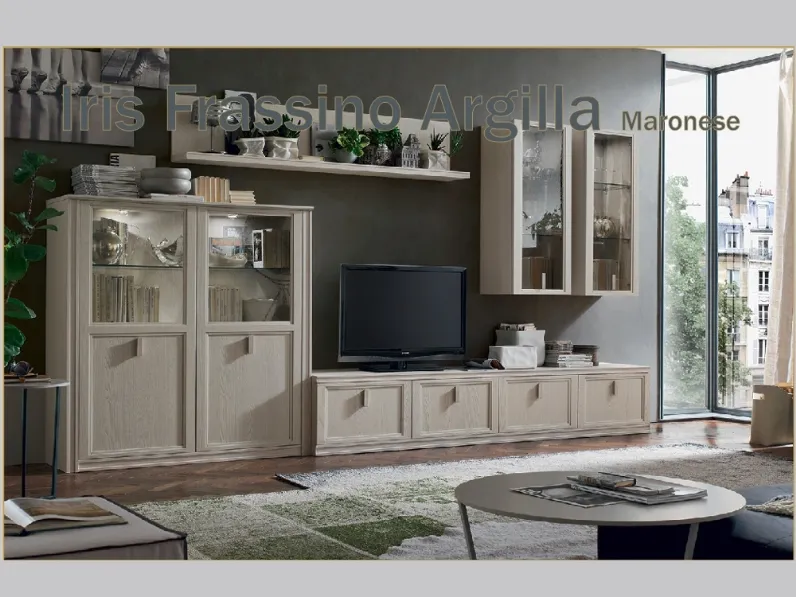 Parete attrezzata Iris dell'azienda Maronese acf con uno sconto esclusivo