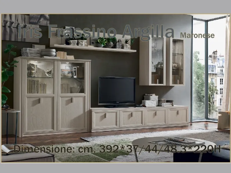 Parete attrezzata Iris dell'azienda Maronese acf con uno sconto esclusivo