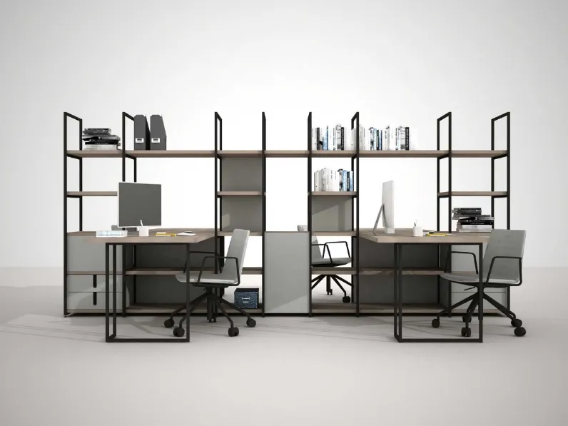 Parete attrezzata Arredo casa ufficio hotel ecc. Md work in stile design a prezzo ribassato