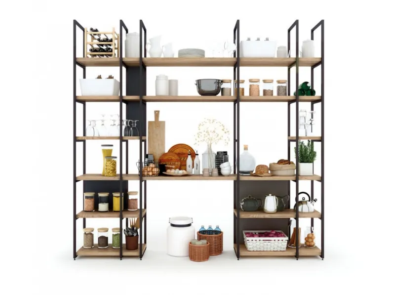 Parete attrezzata Arredo casa ufficio hotel ecc. Md work in stile design a prezzo ribassato