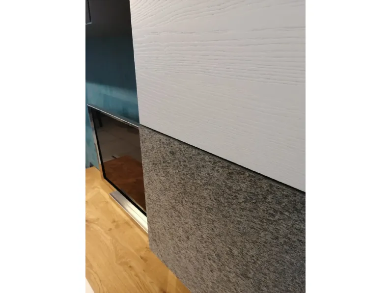 Soggiorno completo modello Horizon componibile di Mobilgam a prezzo Outlet