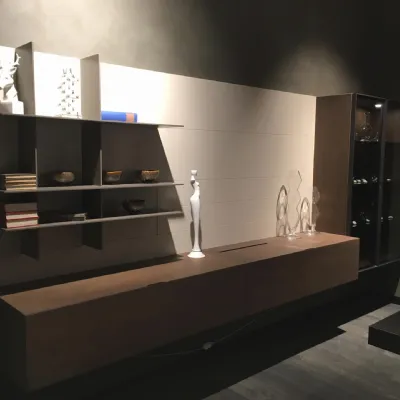 Parete attrezzata Olivieri in legno a prezzo Outlet