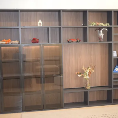 Soggiorno completo Logico26 di Orme in laminato opaco in Offerta Outlet