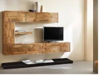 Parete attrezzata Outlet etnico in legno in Offerta Outlet