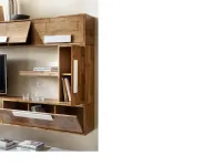 Parete attrezzata Outlet etnico in legno in Offerta Outlet