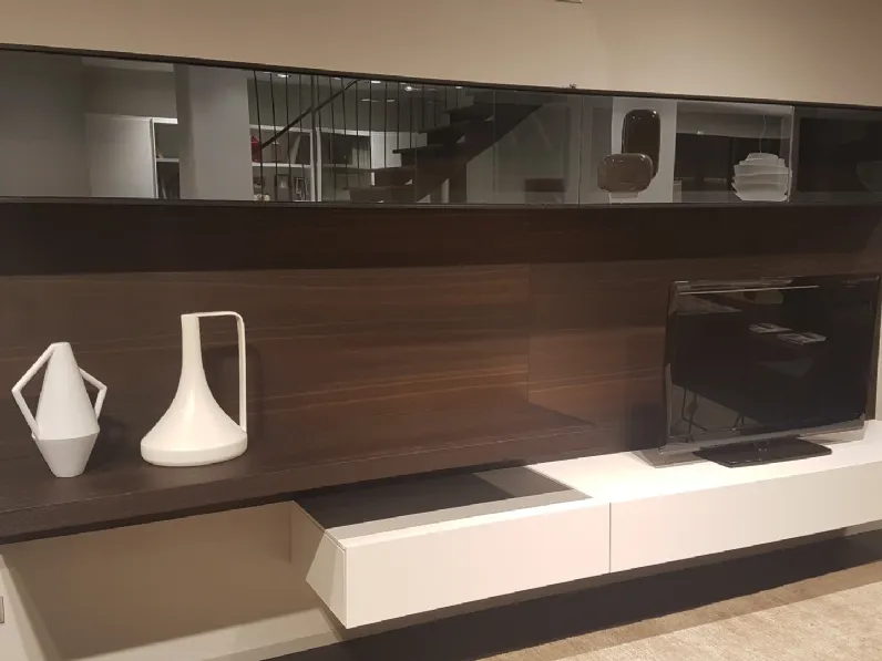 Parete attrezzata Poliform in legno in Offerta Outlet