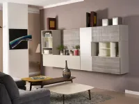 Parete attrezzata Hangar sospesa di Santarossa in OFFERTA OUTLET