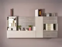 Parete attrezzata Hangar sospesa di Santarossa in OFFERTA OUTLET