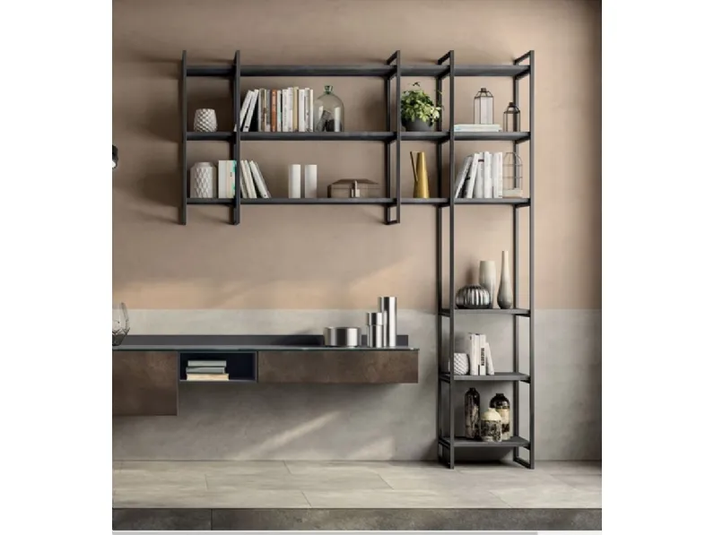Parete attrezzata Scavolini Living liberamente PREZZI OUTLET