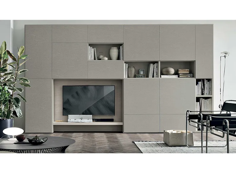 Parete attrezzata The  collection Tomasella in stile moderno a prezzo ribassato