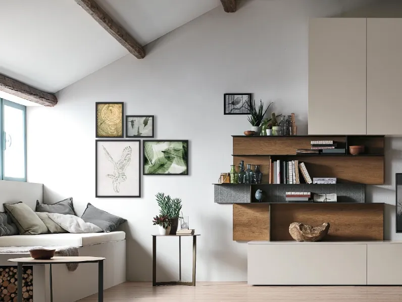 Parete attrezzata Tomasella A078 PREZZI OUTLET