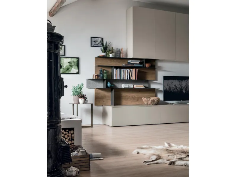 Parete attrezzata Tomasella A078 PREZZI OUTLET