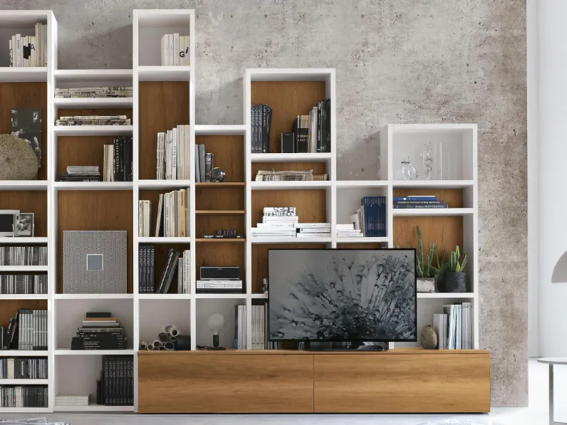 Parete attrezzata Tomasella A086 PREZZI OUTLET