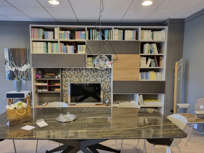 Soggiorno completo Atlante di Tomasella in stile design in offerta