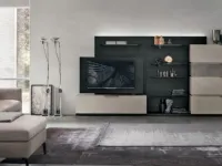 Soggiorno completo modello Atlante s005 in stile moderno di Tomasella a PREZZI OUTLET  approfittane ora!