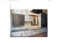 parete soggiorno moderno vintage in offerta outlet arredamento