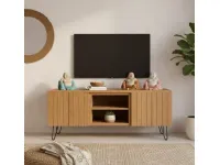 Mobile porta tv Teak linea vintage di Artigianale con uno SCONTO IMPERDIBILE
