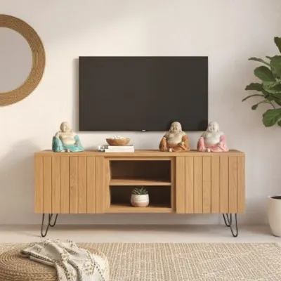Mobile porta tv Teak linea vintage di Artigianale con uno SCONTO IMPERDIBILE