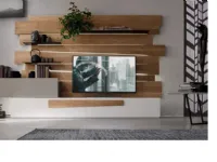Porta tv Design rovere Maronese in legno in Offerta Outlet
