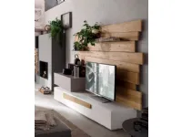 Porta tv Design rovere Maronese in legno in Offerta Outlet