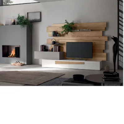 Porta tv Design rovere Maronese in legno in Offerta Outlet
