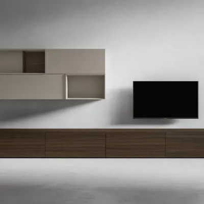 Porta tv I-modulart 6 Presotto italia in stile design a prezzo scontato