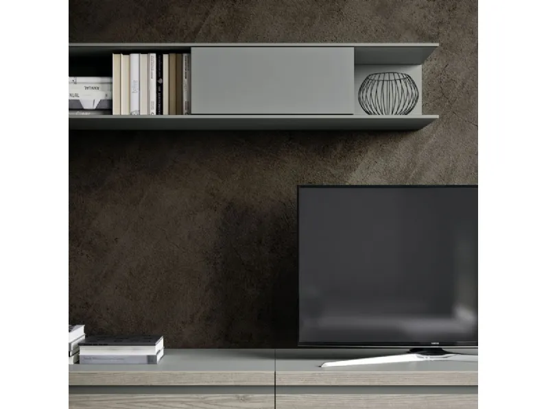 Parete attrezzata System day Orme in stile moderno a prezzo scontato