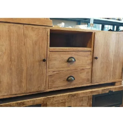 Mobile porta tv Teak massello riciclato di Artigianale con uno SCONTO IMPERDIBILE