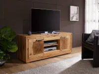 Porta tv in legno stile moderno Cuore  Artigianale