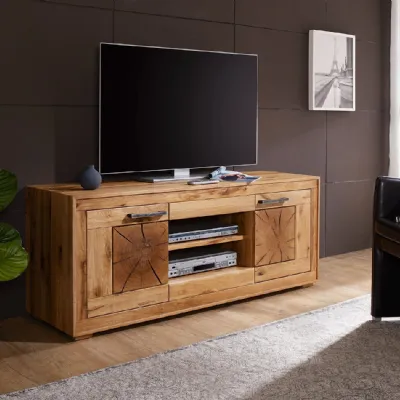 Porta tv in legno stile moderno Cuore  Artigianale