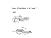 Mobile porta tv Mobile tv 36e8 - 0746 di Lago con forte sconto