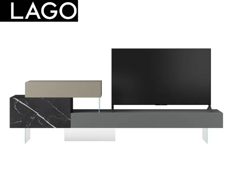 Mobile porta tv Mobile tv 36e8 - 0746 di Lago con uno SCONTO IMPERDIBILE